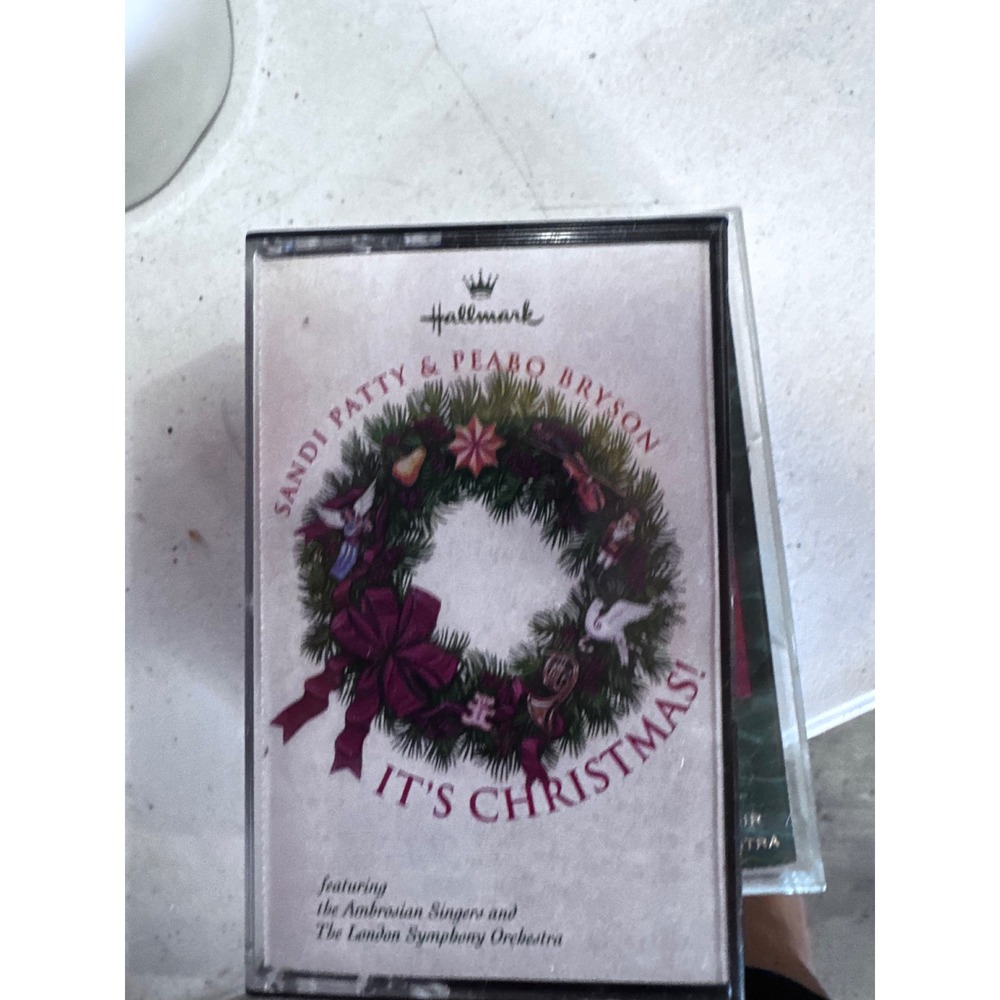 Hallmark Sandi Patty Peabo Bryson It's Christmas Cassette Tape Holiday Music